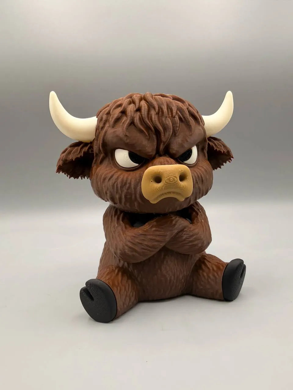Grumpy Highland Cow