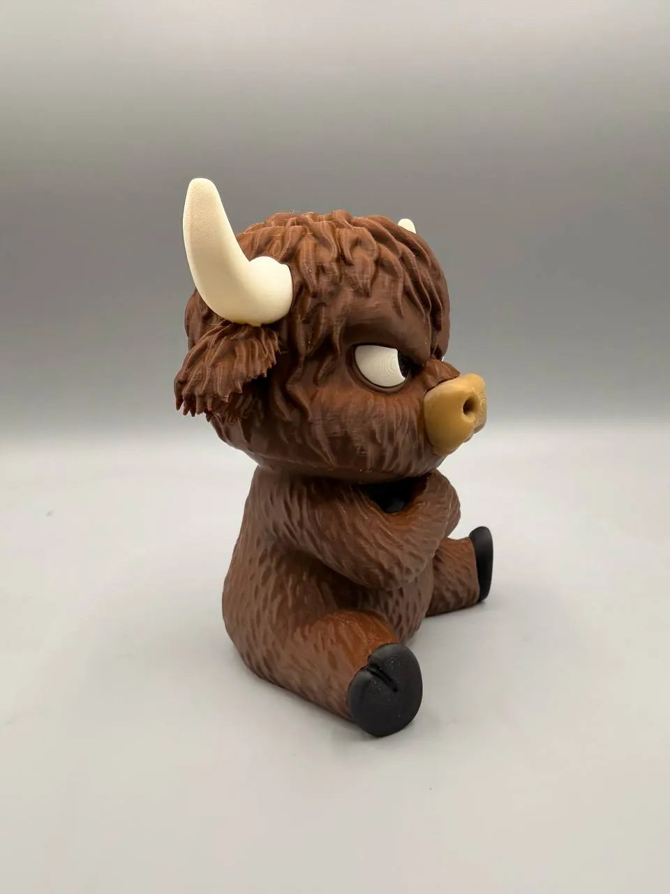Grumpy Highland Cow