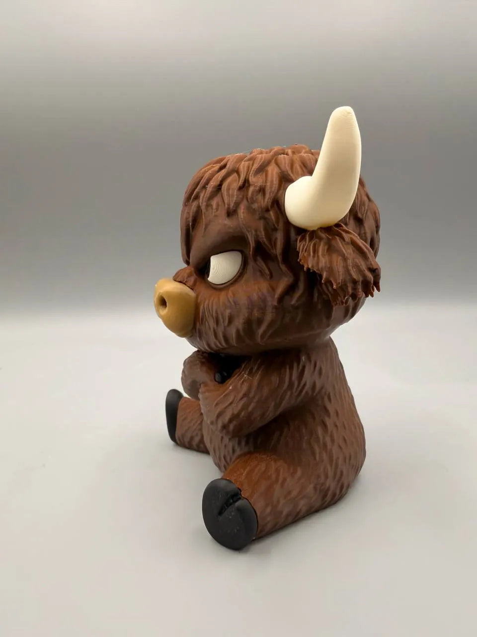 Grumpy Highland Cow