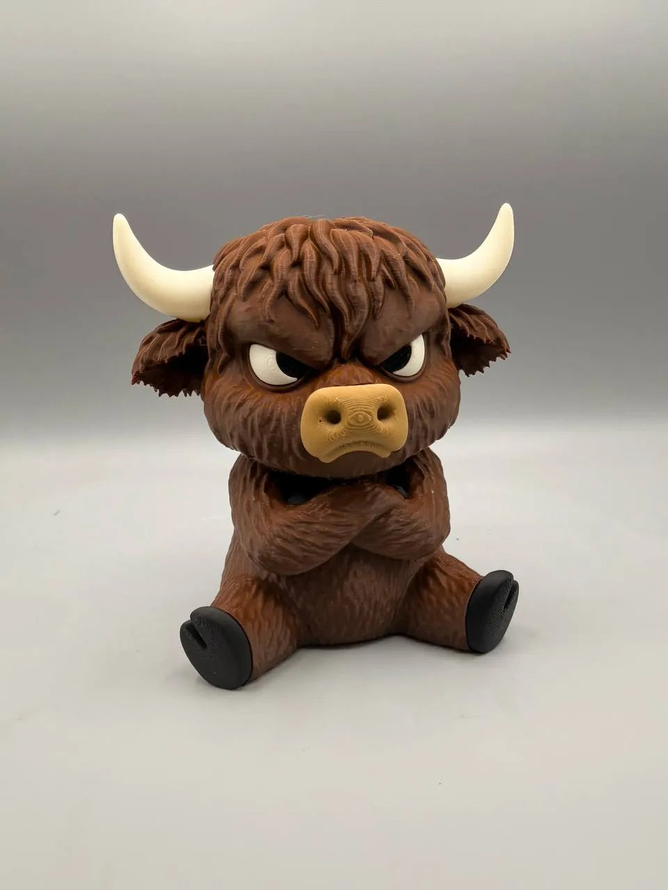 Grumpy Highland Cow